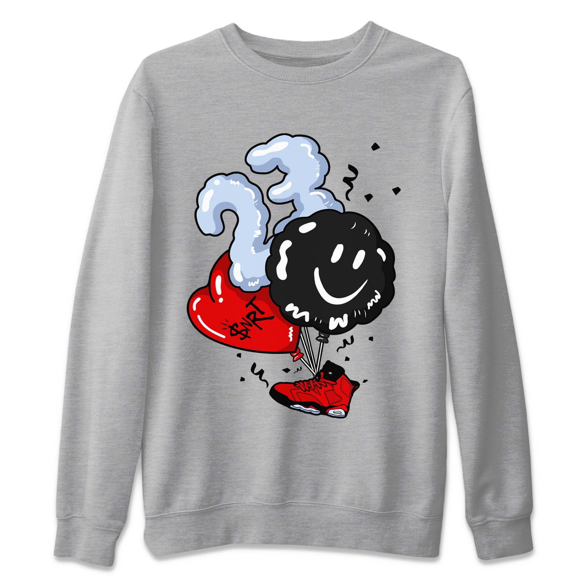 Balloon Unisex Sweater – Air Jordan 6 Toro Bravo, Sneakers Matching Sweater