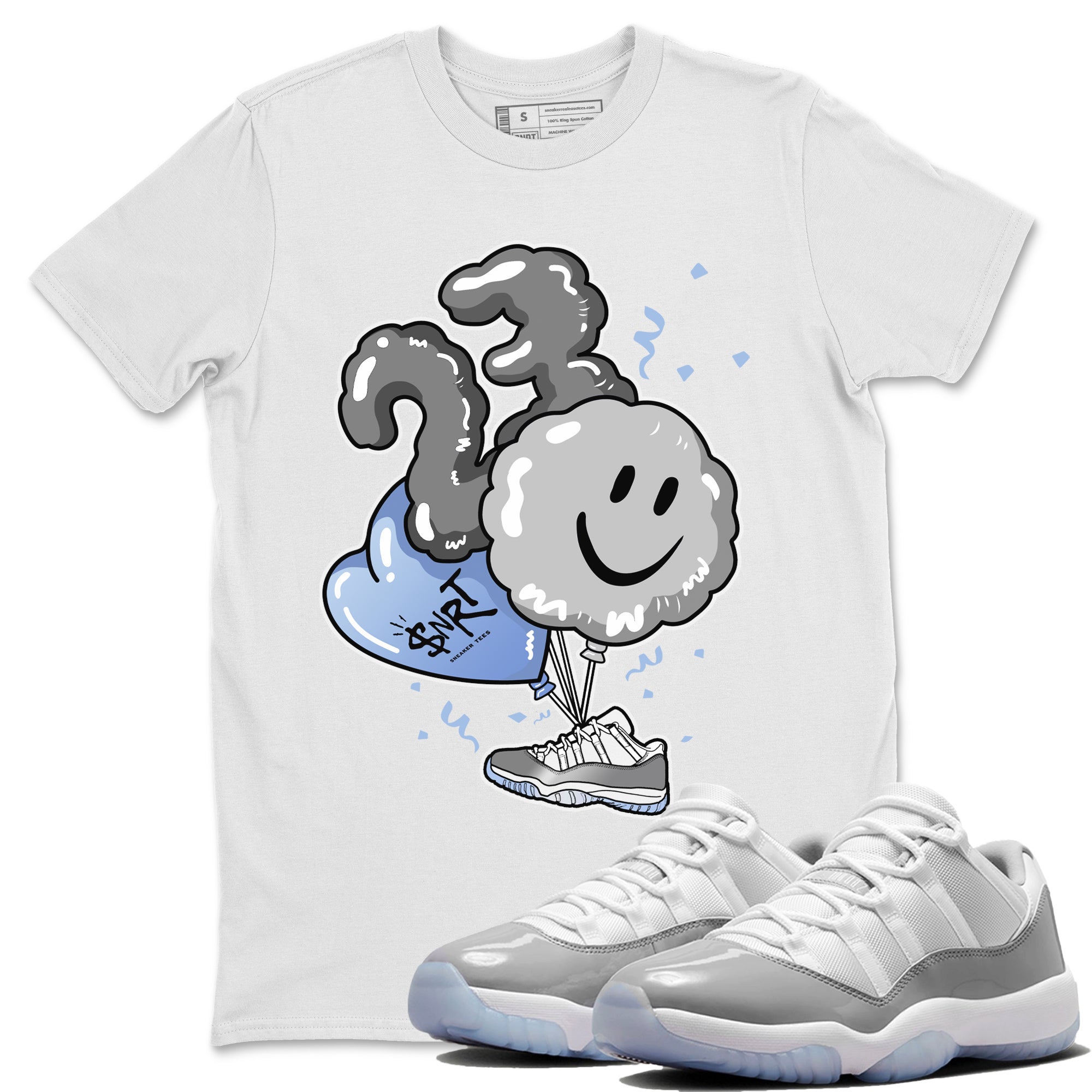 Balloon Unisex Tshirt – Air Jordan 11 White Cement