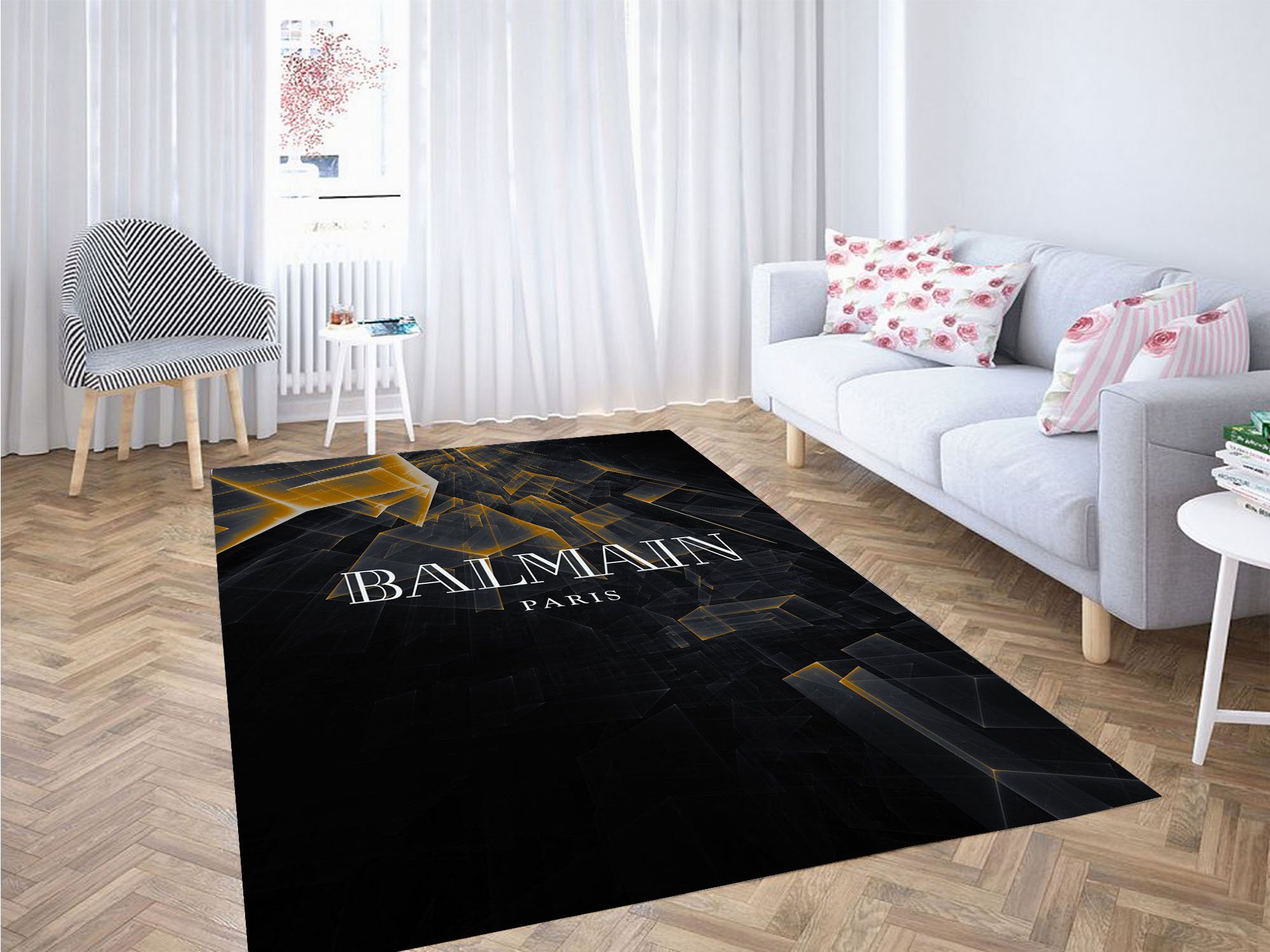 Balmain Paris Hologram Carpet Rectangle Rug
