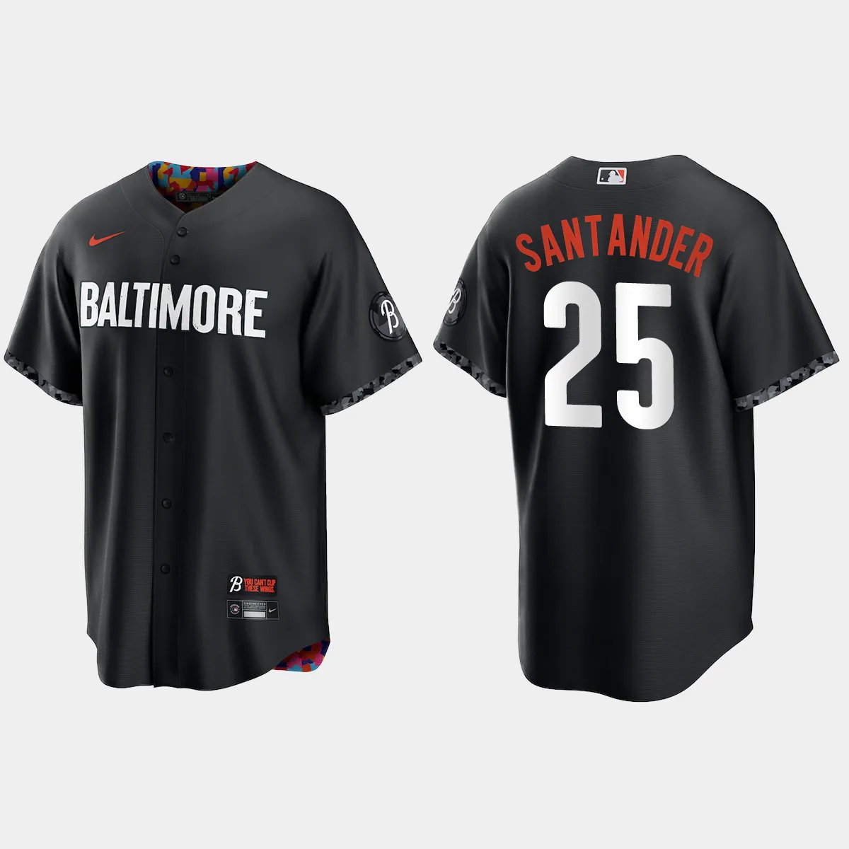 Baltimore Orioles Anthony Santander 2023 City Connect Jersey - Black