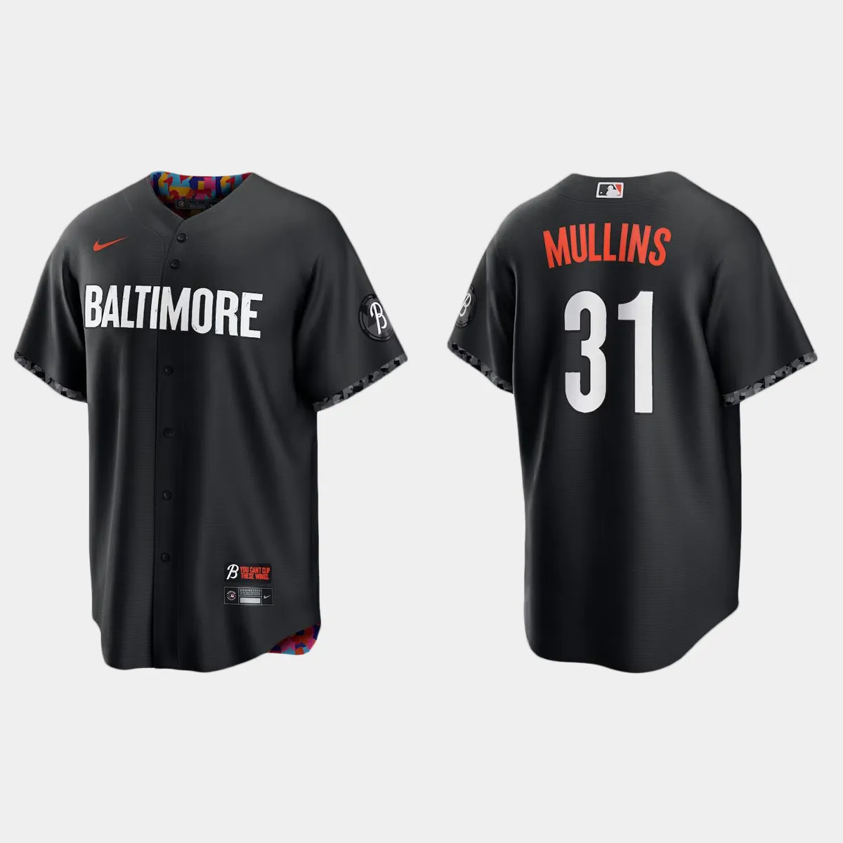 Baltimore Orioles Cedric Mullins 2023 City Connect Jersey - Black