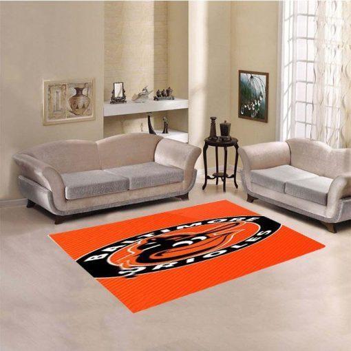 Baltimore Orioles Mlb Baseball Area Limited Edition Rectangle Rug