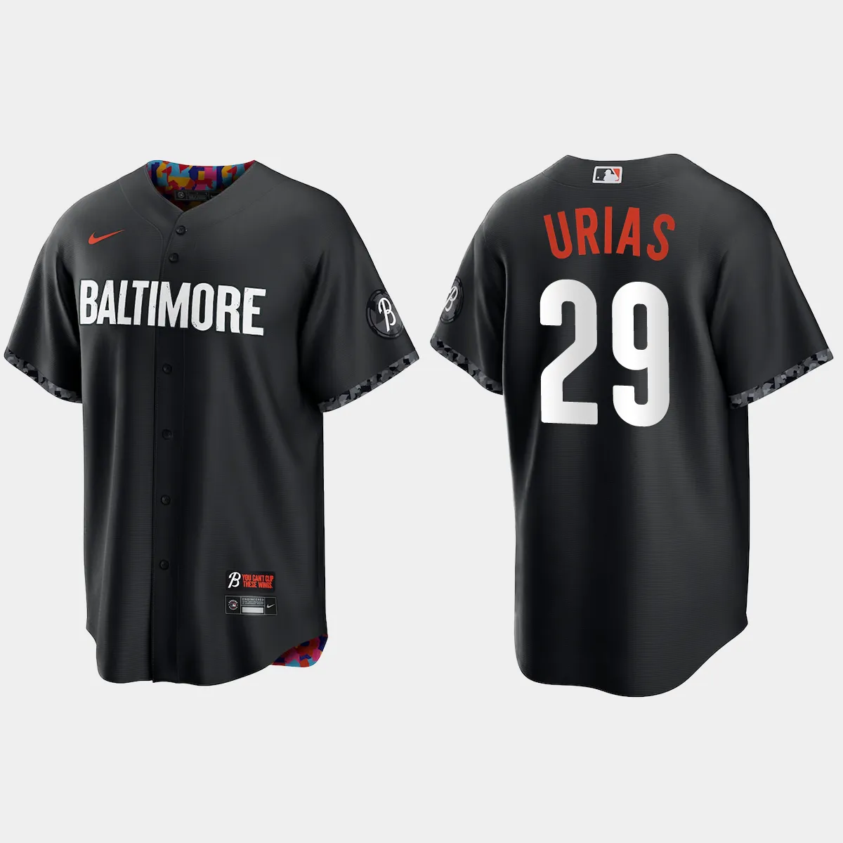 Baltimore Orioles Ramon Urias 2023 City Connect Jersey - Black
