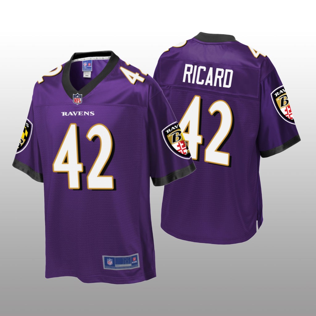 Baltimore Ravens #42 Purple Patrick Ricard Pro Line Jersey – Youth