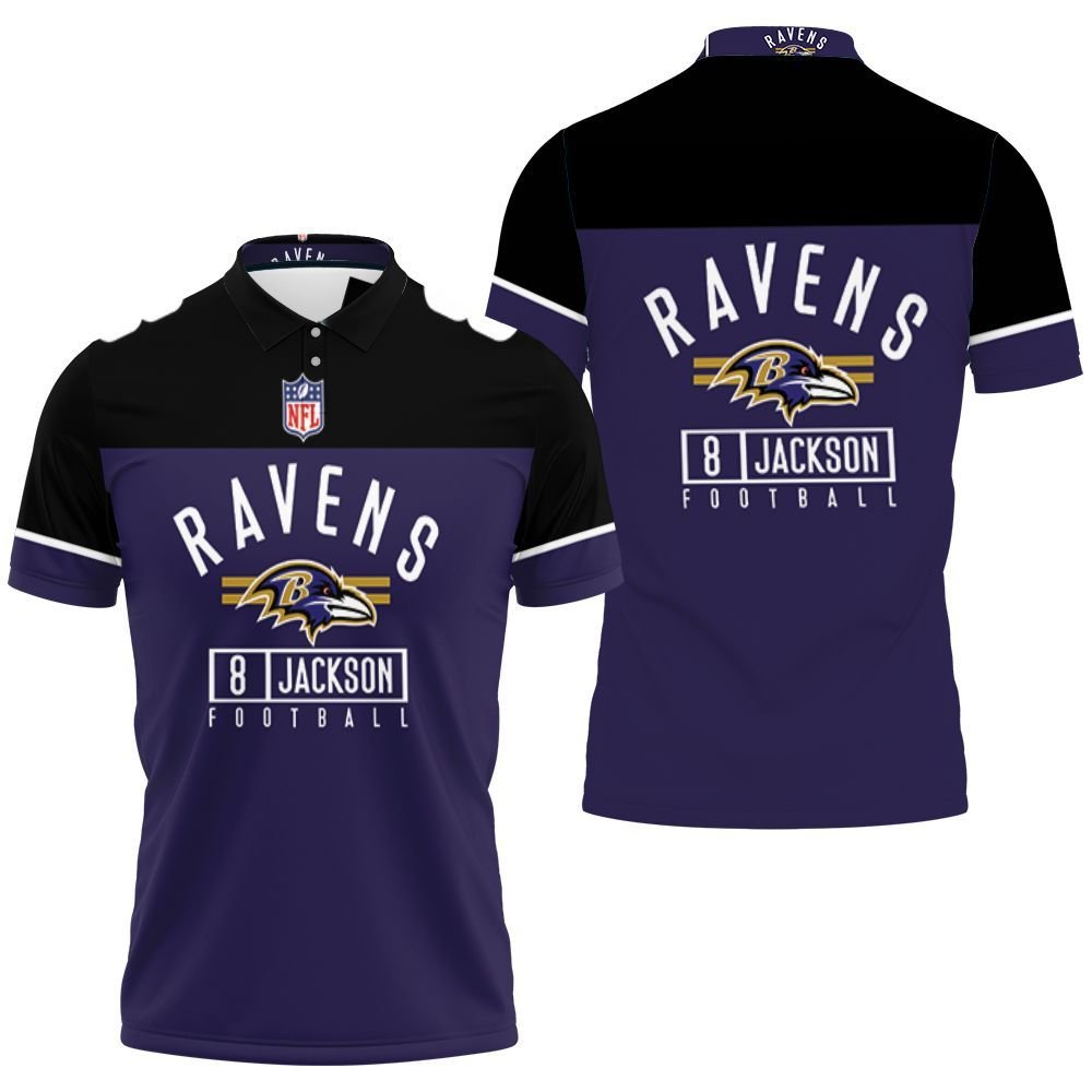 Baltimore Ravens 3D T Shirt Jersey Polo Shirt