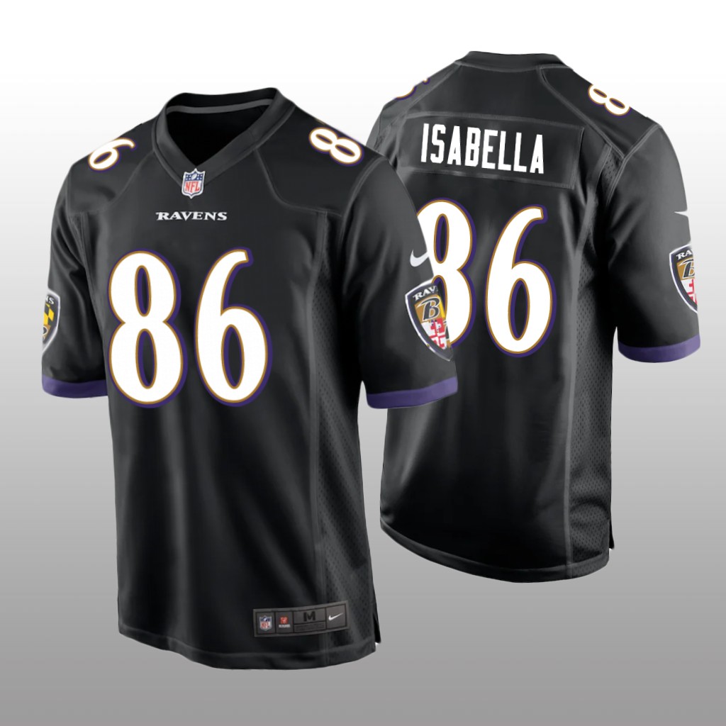 Baltimore Ravens Andy Isabella Black Jersey Game - Men's