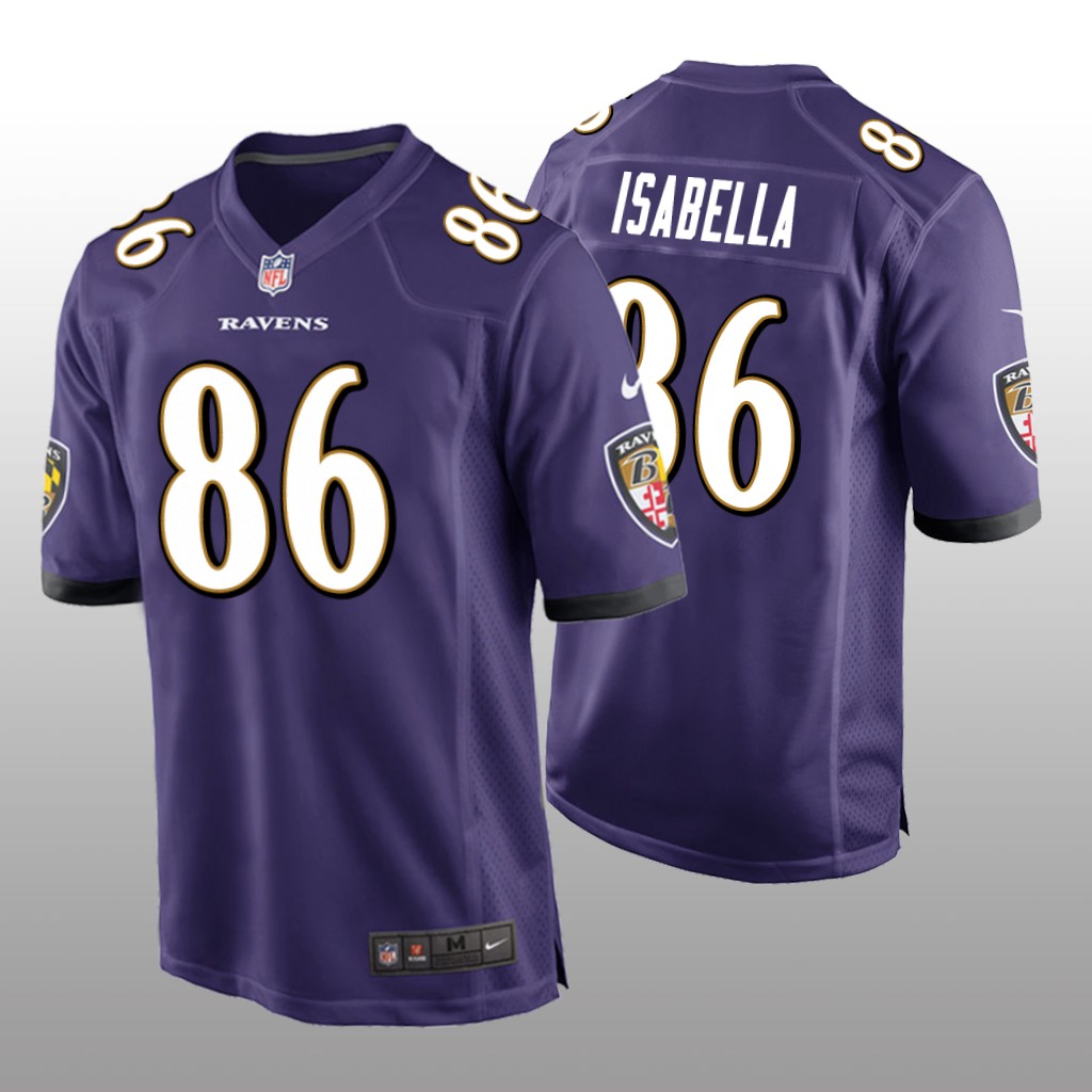 Baltimore Ravens Andy Isabella Purple Jersey Game - Men's