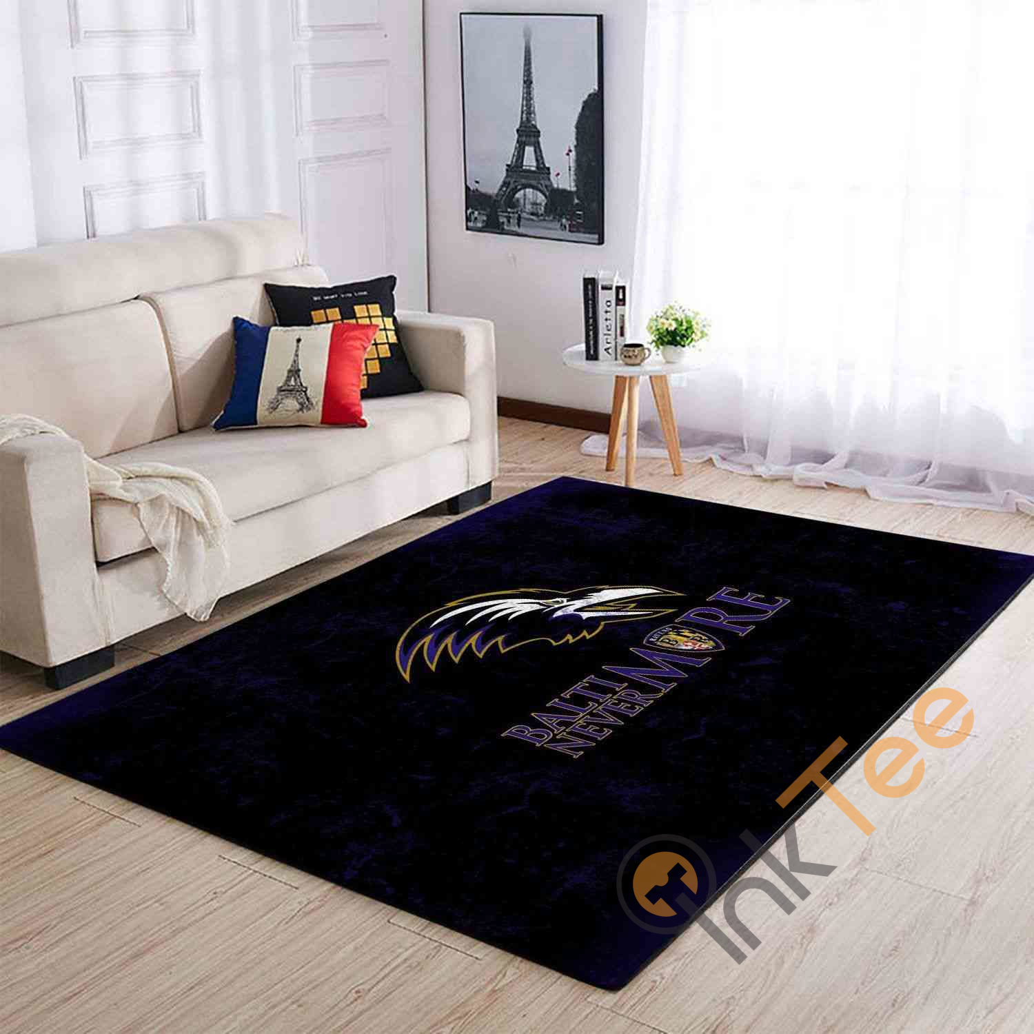 Baltimore Ravens Area Rectangle Rug