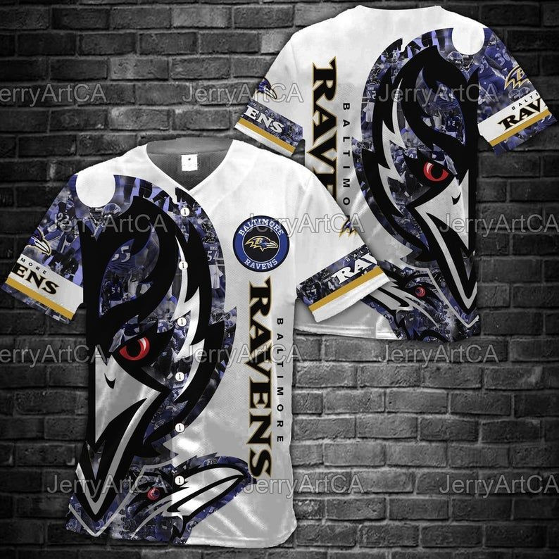 Baltimore Ravens Baseball Shirt – Baseball Jersey