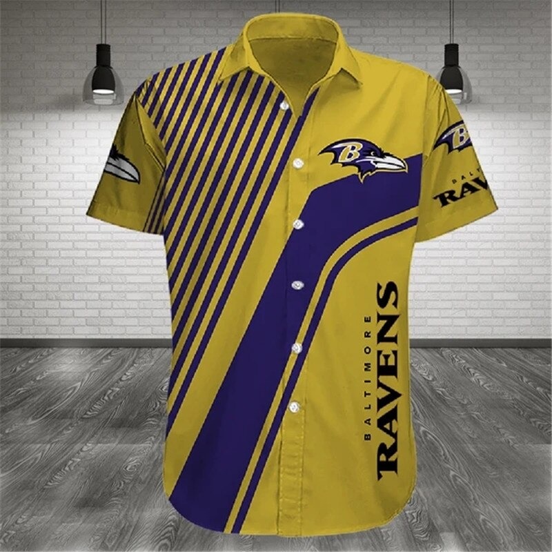 Baltimore Ravens Cross 160621 Hawaiian Shirt