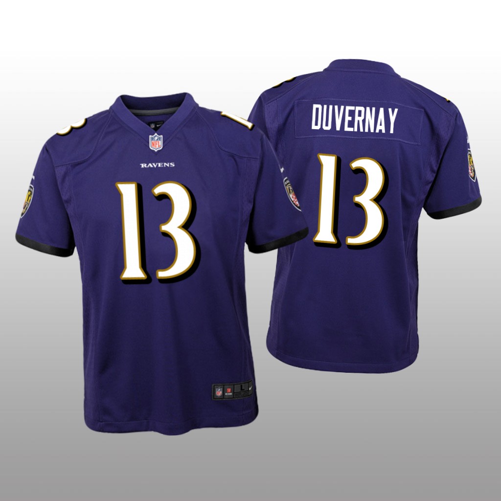 Baltimore Ravens Devin Duvernay Purple Jersey Game - Youth