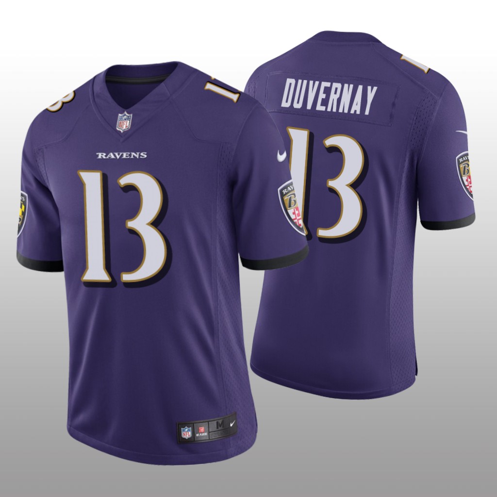 Baltimore Ravens Devin Duvernay Purple Jersey Vapor Limited - Men's