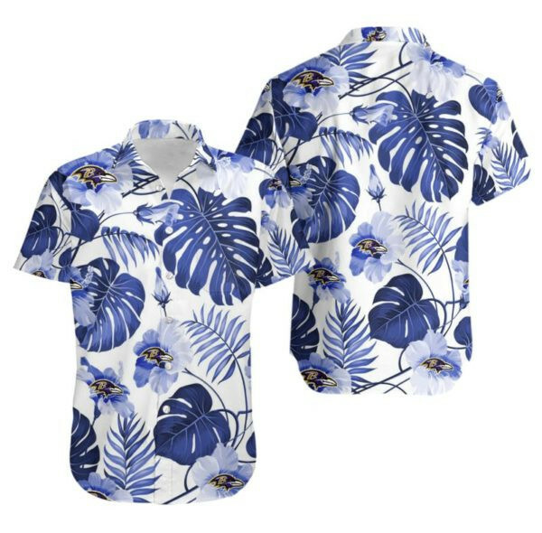 Baltimore Ravens Football Hawaiian Shirt