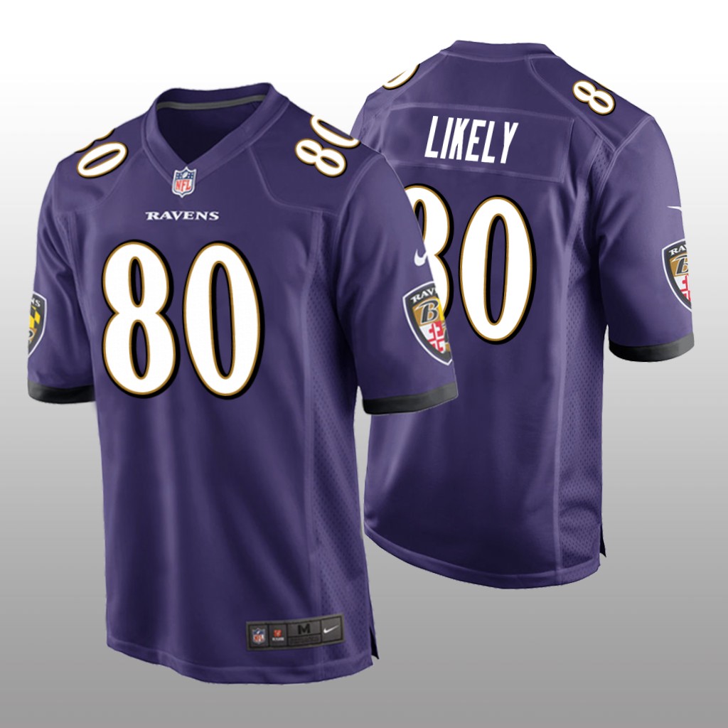 Baltimore Ravens Isaiah Likely Purple Jersey Game - Men's