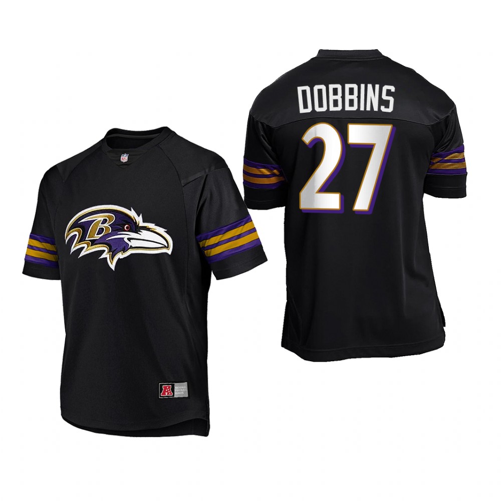 Baltimore Ravens J.K. Dobbins Black New Season - Men's