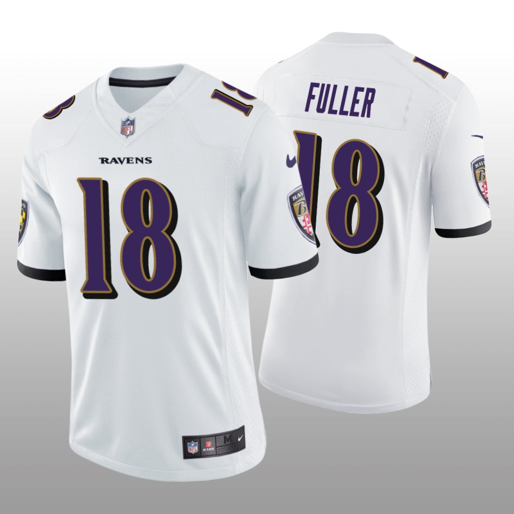 Baltimore Ravens Kyle Fuller White Jersey Vapor Limited Men's