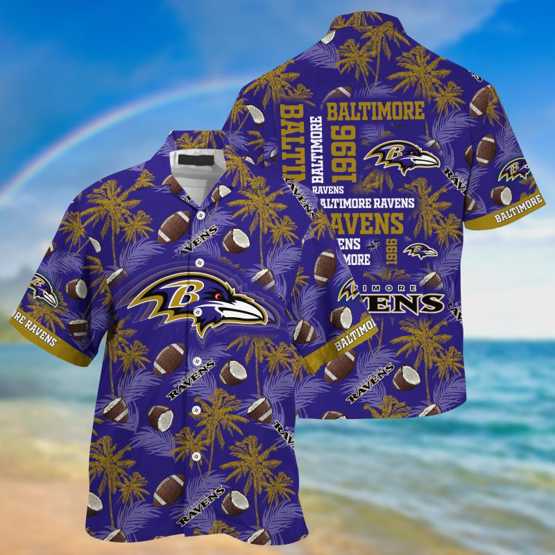 Baltimore Ravens NFL – Hawaii Shirt For This Season – Gift For Sport Lovers