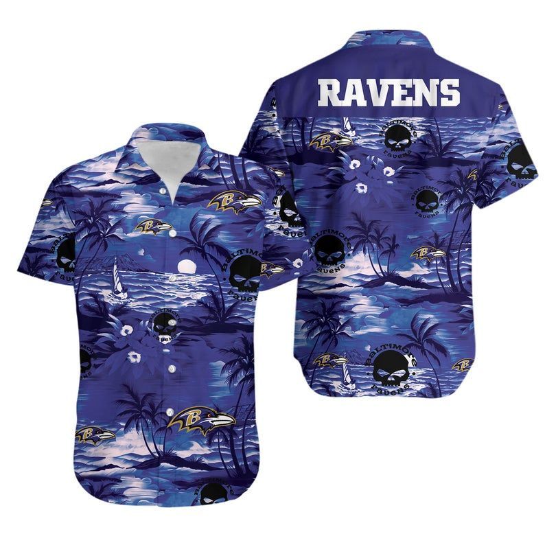 Baltimore Ravens NFL Football – Premium Hawaiian Shirt – Gift For Sports Lovers