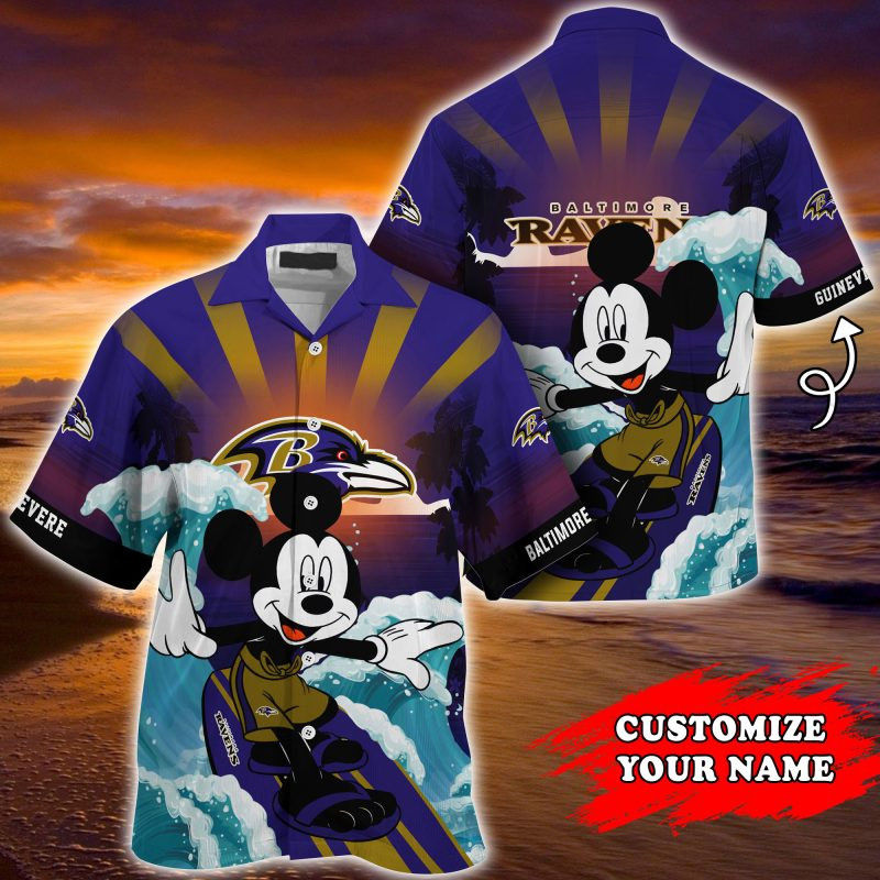 Baltimore Ravens NFL Summer Customized – Hawaii Shirt For This Season – Gift For Sport Lovers