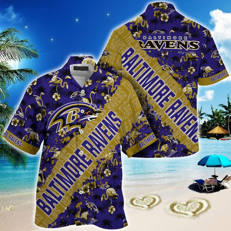 Baltimore Ravens NFL Trending Summer – Hawaii Shirt For This Season – Gift For Sport Lovers With Tropical Patterns