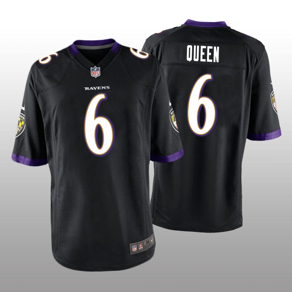 Baltimore Ravens Patrick Queen Black Jersey Game - Men's