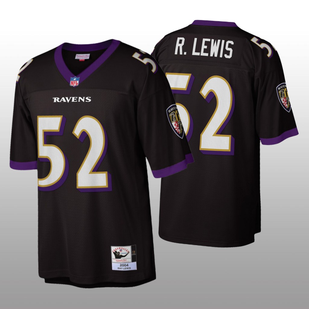 Baltimore Ravens Ray Lewis Mitchell & Ness Black Legacy Jersey - Men's