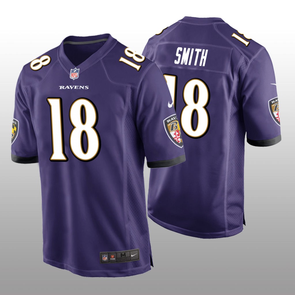 Baltimore Ravens Roquan Smith Purple Jersey Game - Men's