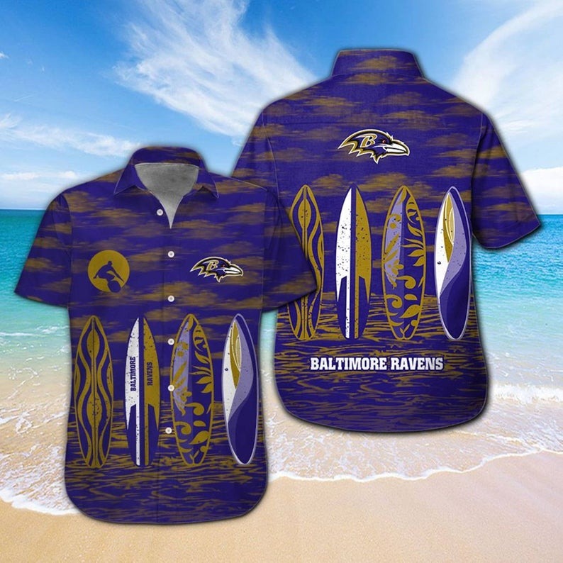 Baltimore Ravens Summer2 Hawaiian Shirt