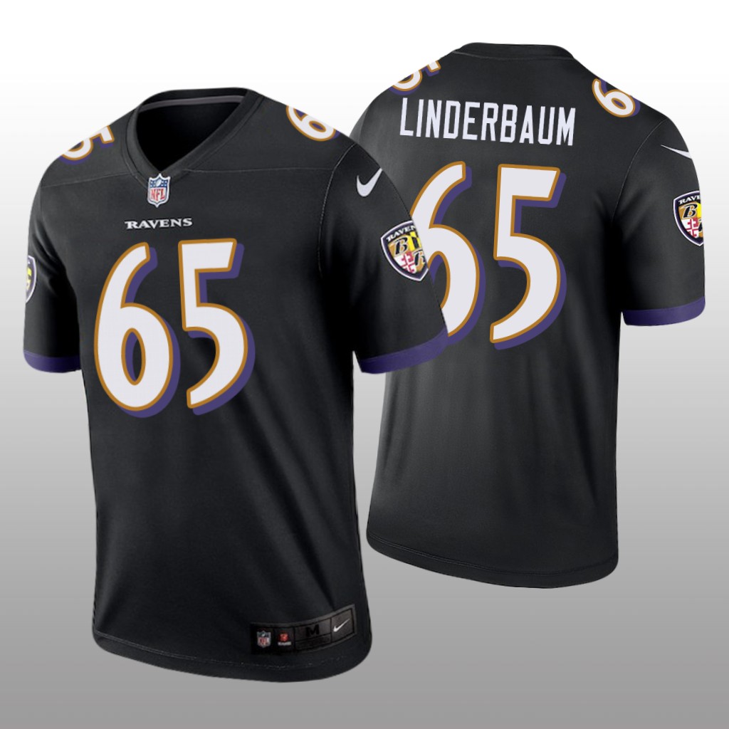 Baltimore Ravens Tyler Linderbaum Black Jersey Legend - Men's