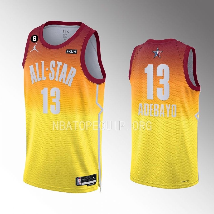 Bam Adebayo 2023 NBA All-Star Reserves Carmine Jersey Miami Heat #13
