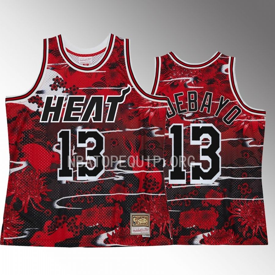 Bam Adebayo Lunar Year of the Rabbit 2023 Miami Heat Red Jersey Asian Heritage