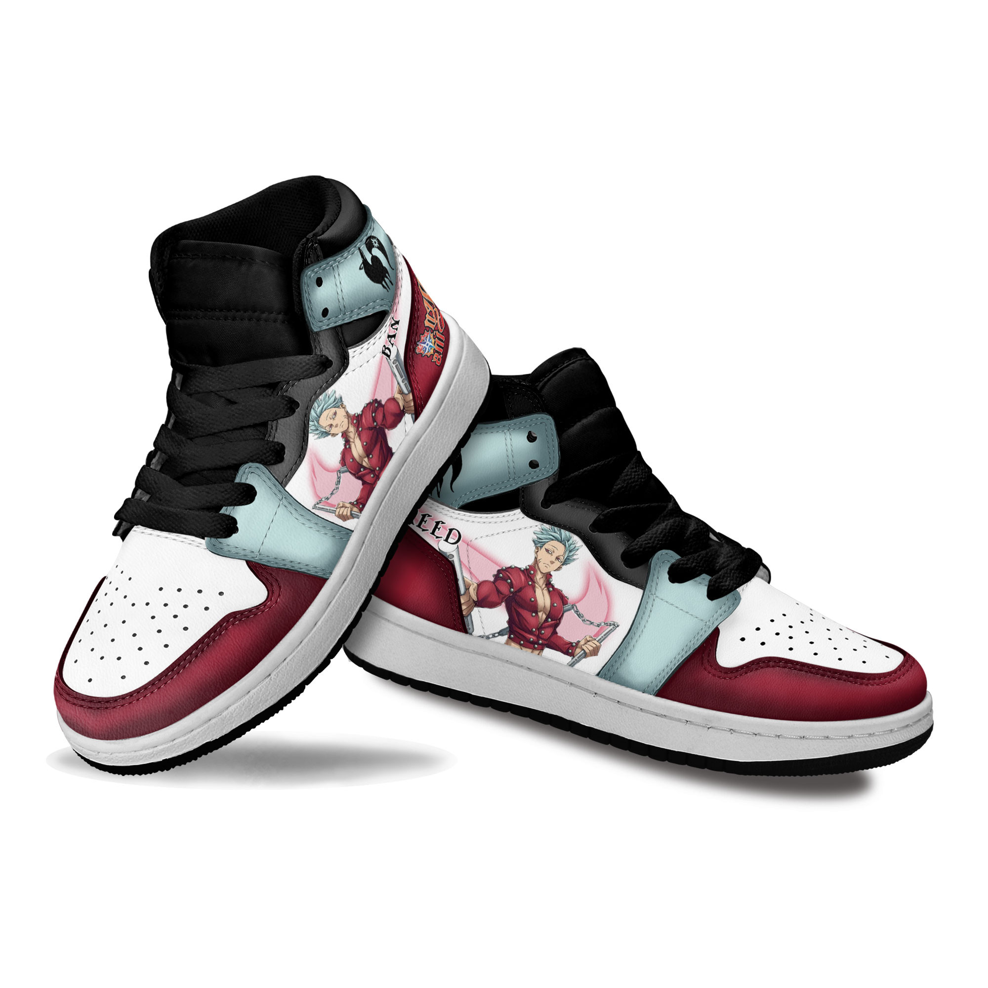 Ban Kids Sneakers The Seven Deadly Sins Anime Shoes For Kids