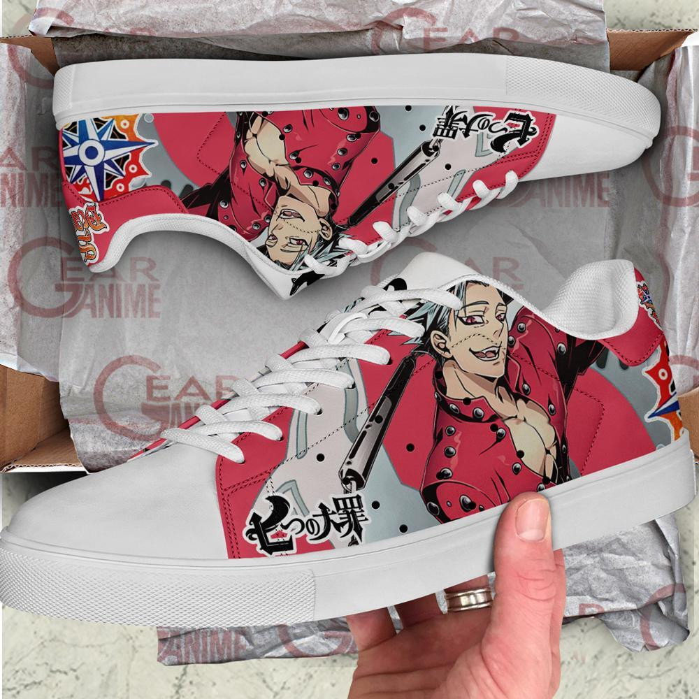 Ban Skate Shoes The Seven Deadly Sins Anime Custom Sneakers