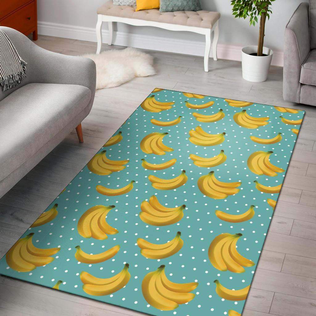 Banana Pattern Print Design Limited Edition Rectangle Rug