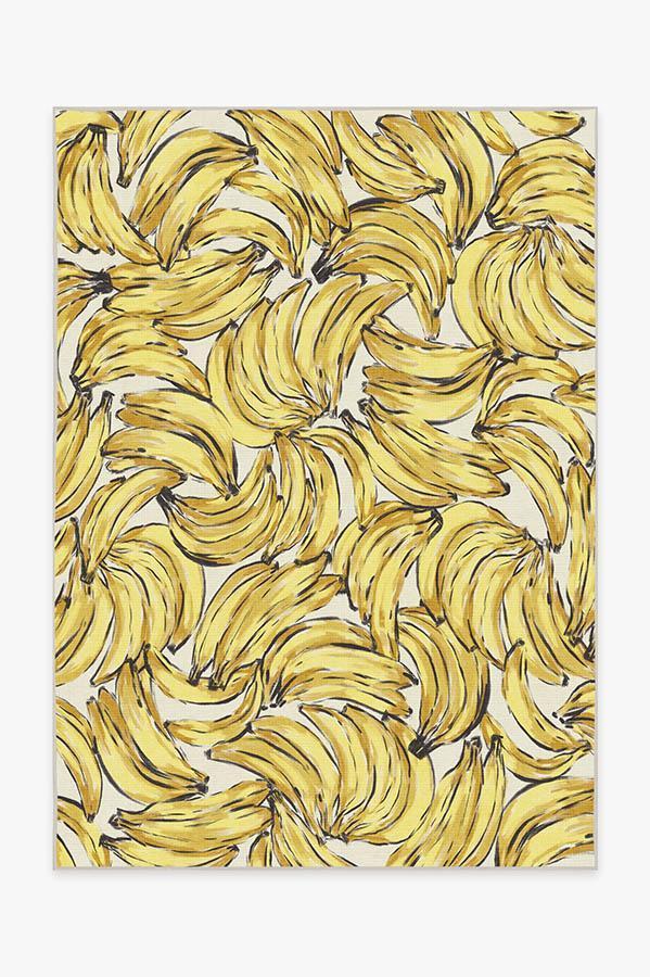 Bananas Yellow Limited Edition Rectangle Rug