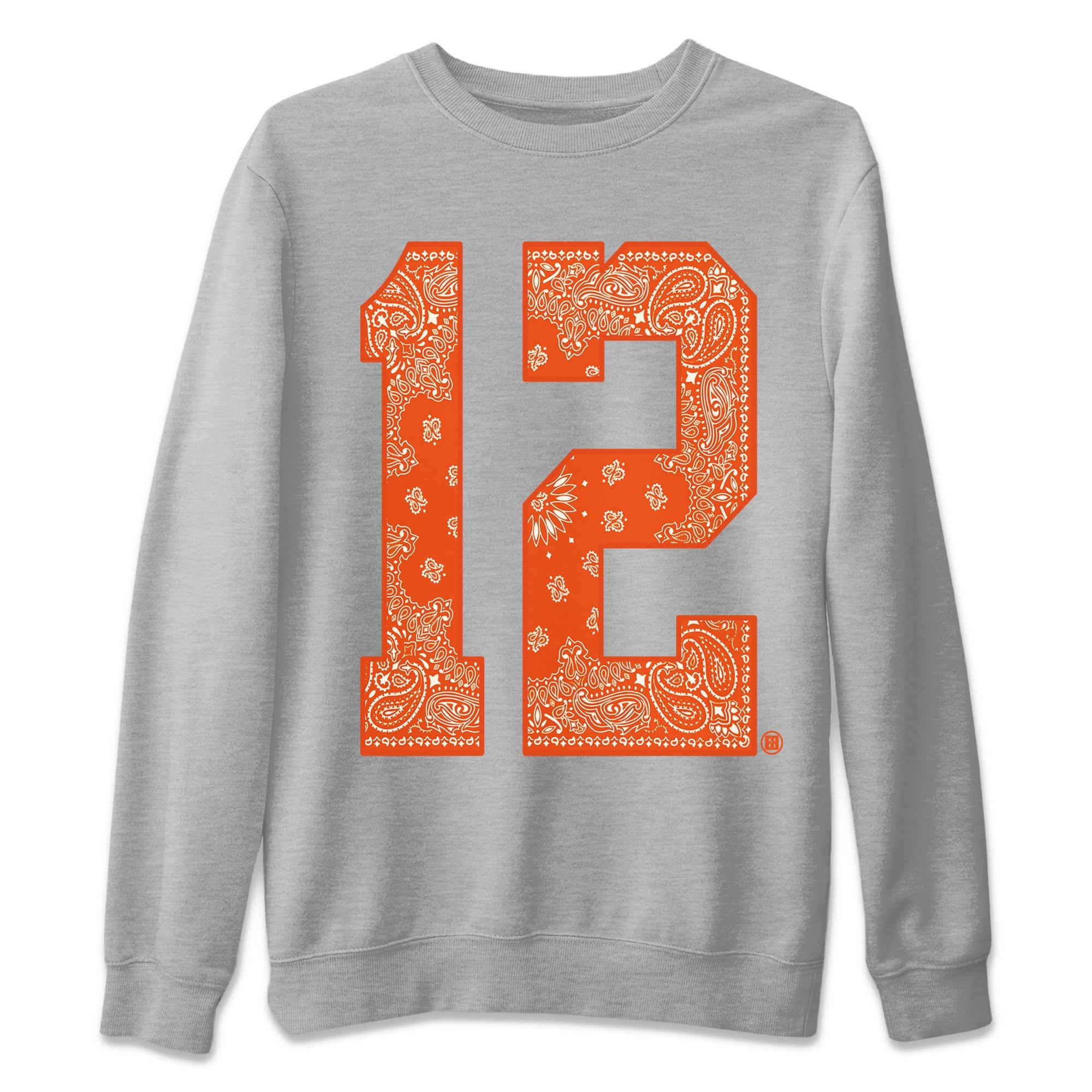 Bandana 12 Unisex Sweater – Air Jordan 12 Brilliant Orange, Sneakers Matching Sweater