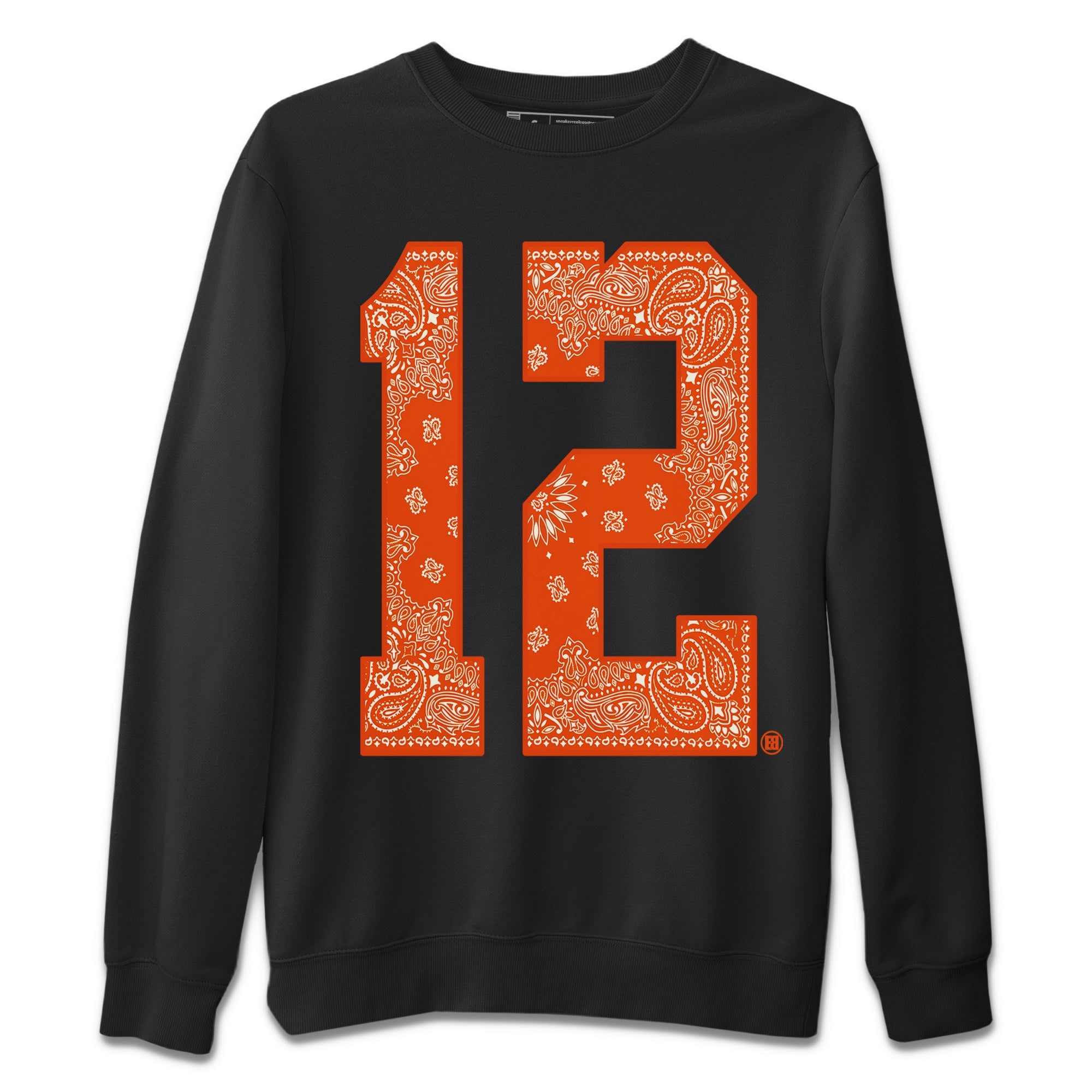 Bandana 12 Unisex Sweater – Air Jordan 12 Brilliant Orange, Sneakers Matching Sweater