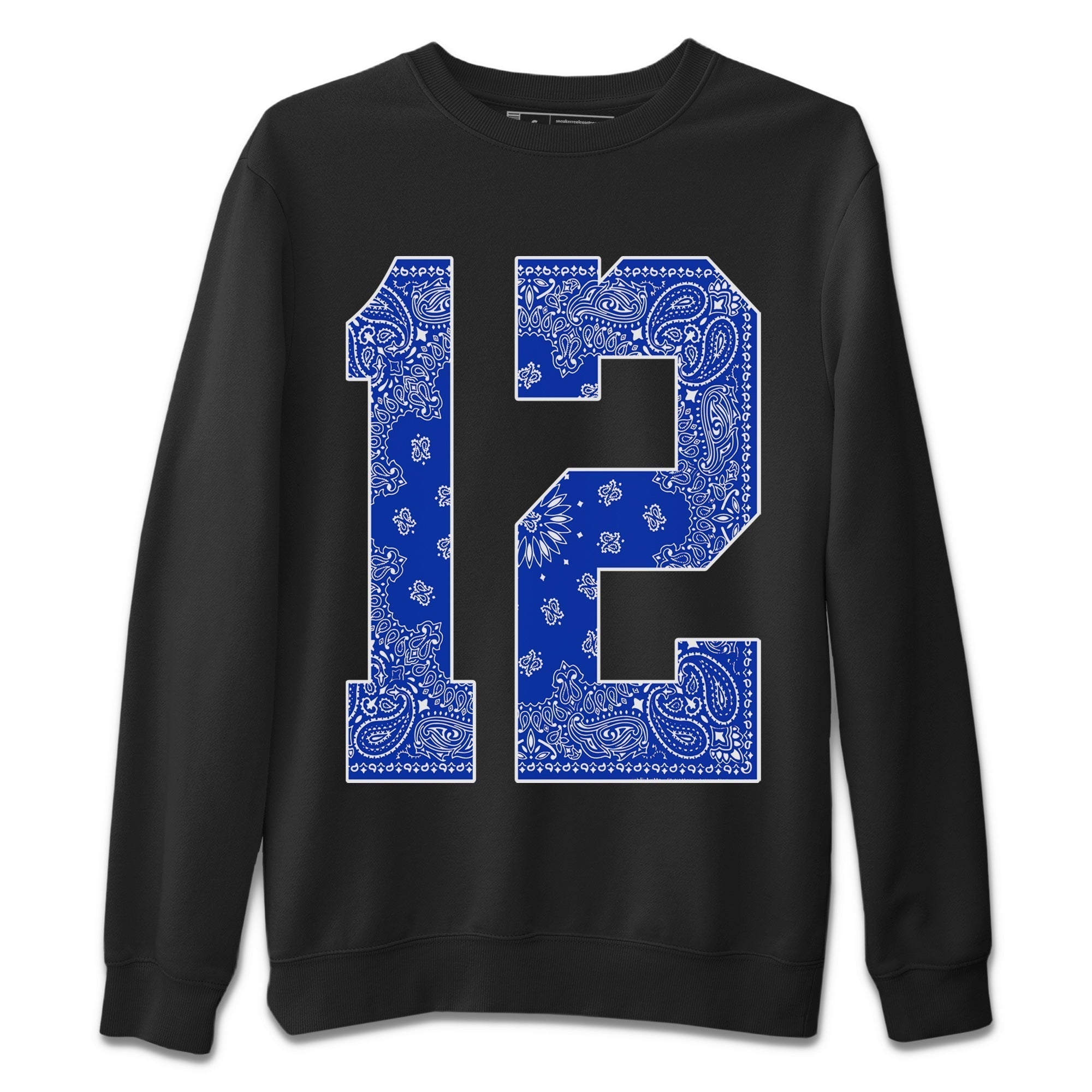 Bandana 12 Unisex Sweater – Air Jordan 12 Hyper Royal, Sneakers Matching Sweater