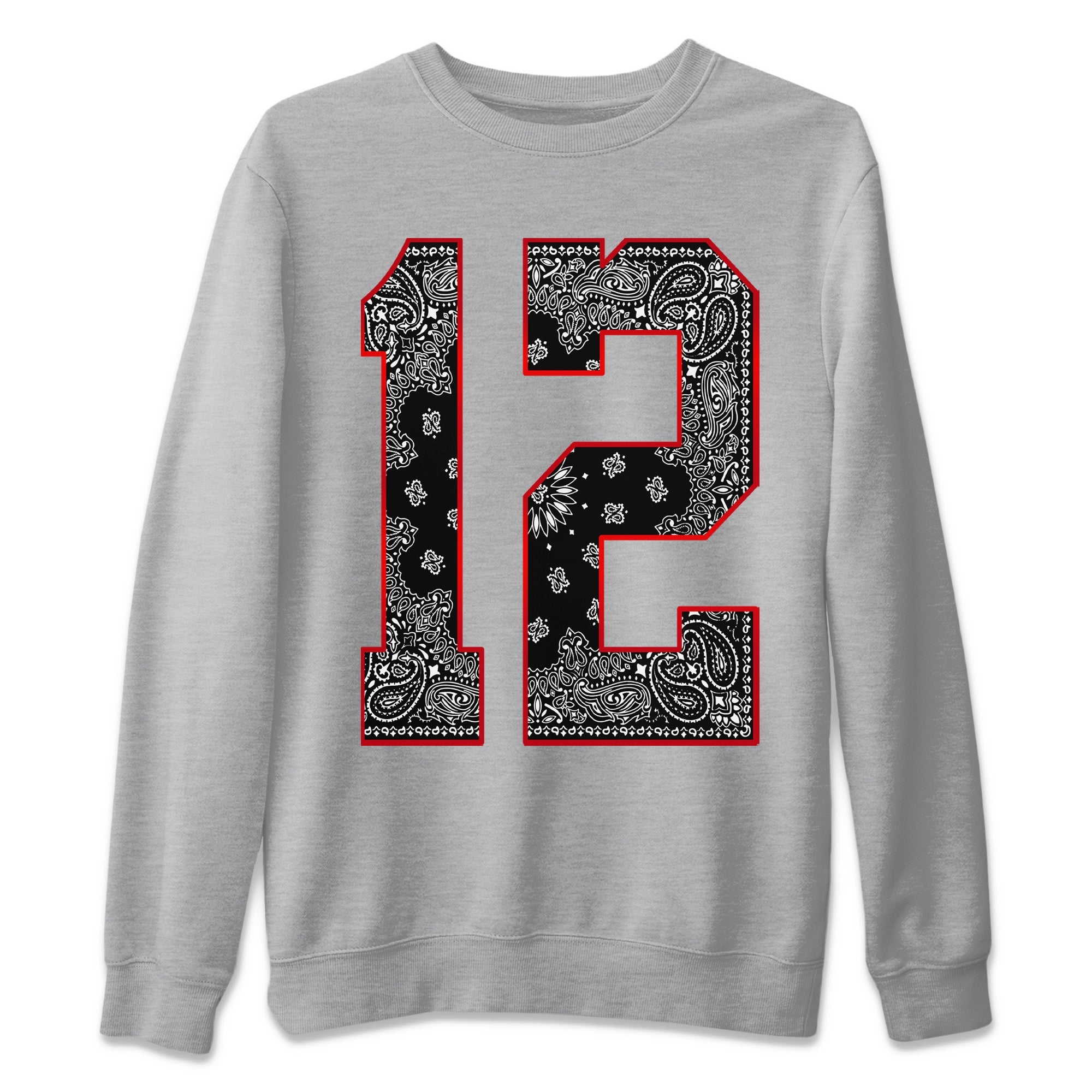 Bandana 12 Unisex Sweater – Air Jordan 12 Playoffs, Sneakers Matching Sweater