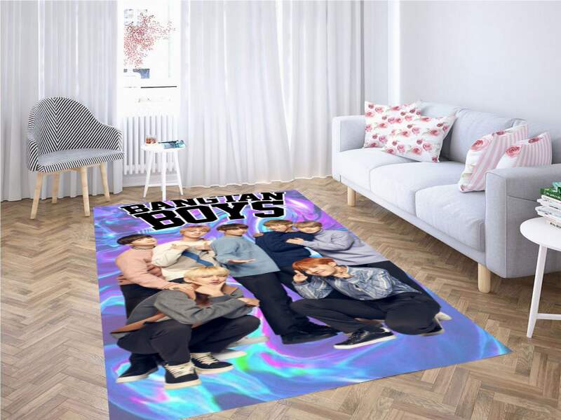 Bangtan Boys Wallpaper Carpet Rectangle Rug