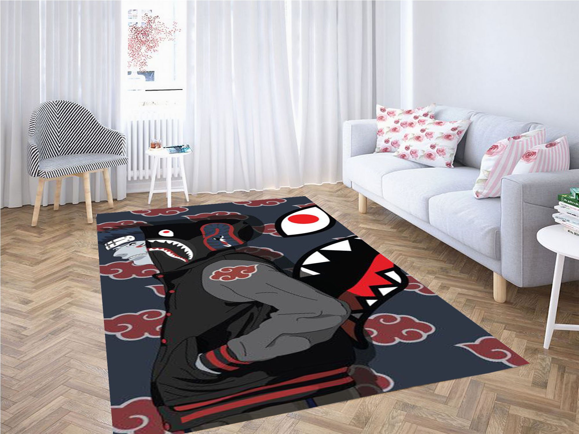 Bape Shark Wallpaper Carpet Rectangle Rug