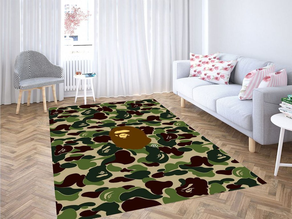 Bape Wallpaper Living Room Modern Carpet Rectangle Rug