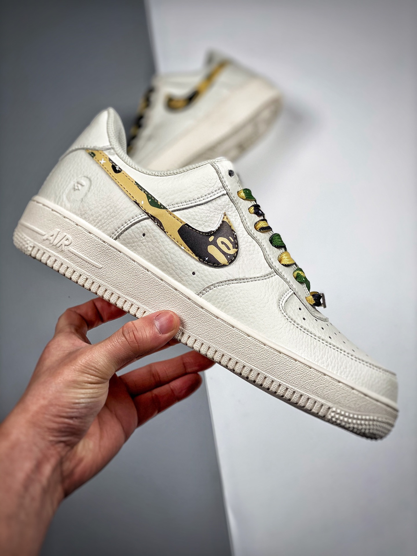 Bape x Nike Air Force 1 Low White For Sale