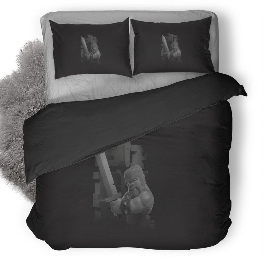 Barbarian Clash Of Clans 3D Customized Duvet Cover Bedding Set