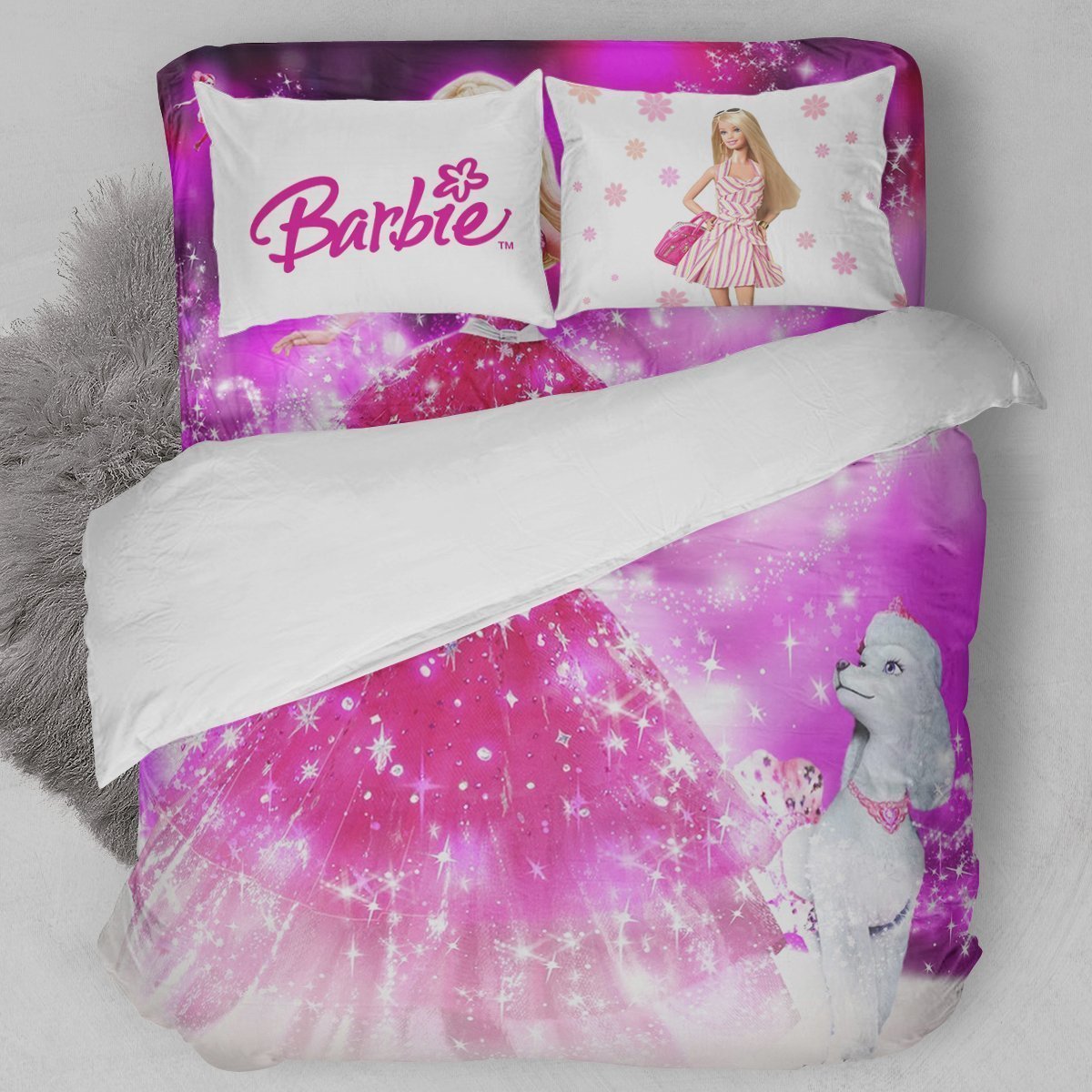 Barbie Doll Duvet Cover Bedding Set