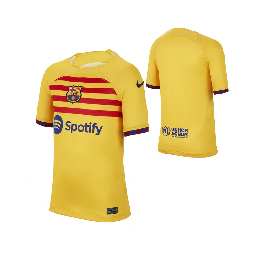 Barcelona 2022/23 Fourth Soccer Jersey – Yellow