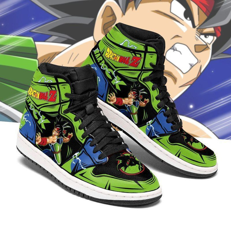 Bardock Dragon Ball 1 High Top Air Jordan Sneaker, Air Jordan Hightop