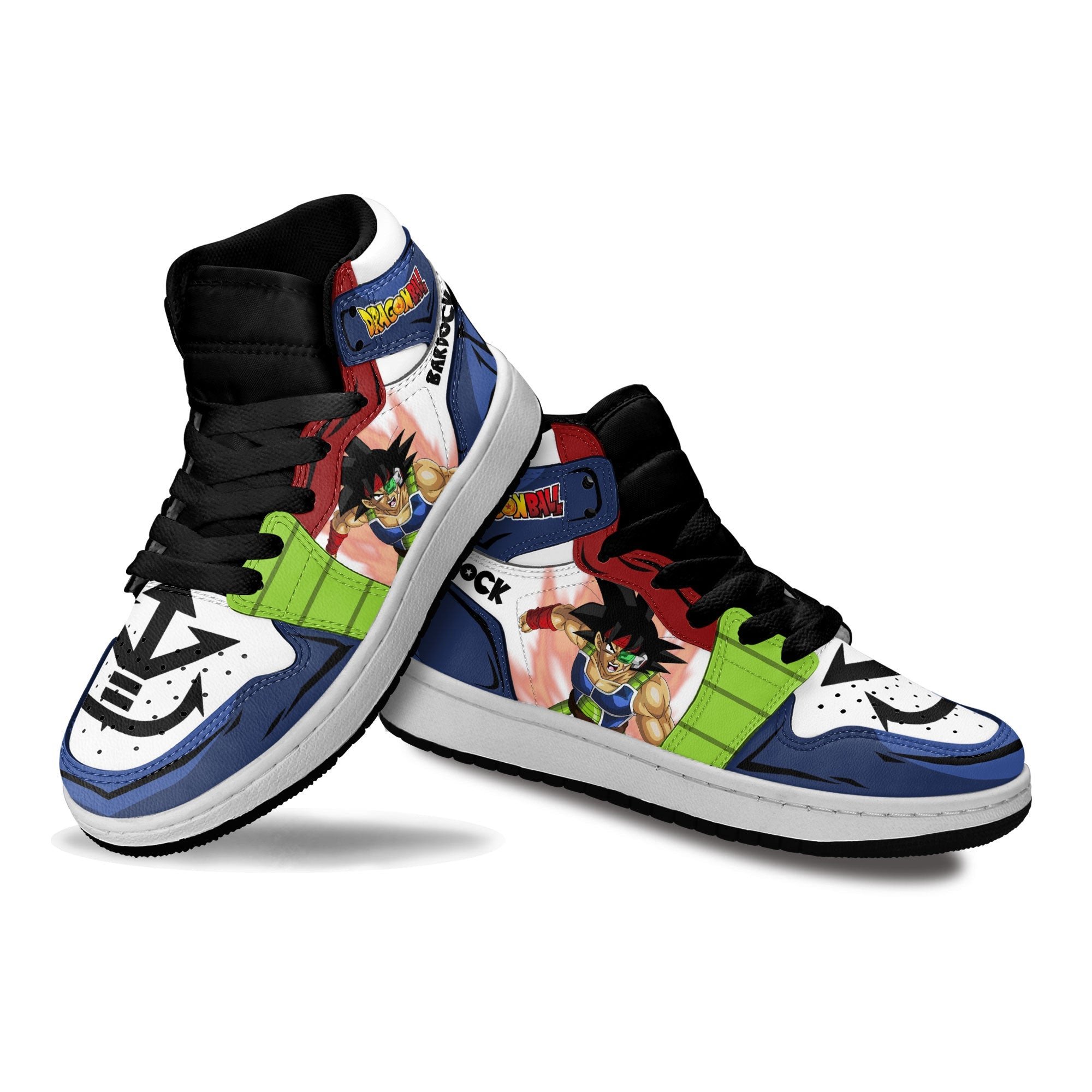 Bardock Kids Sneakers Custom Anime Dragon Ball Shoes For Kids