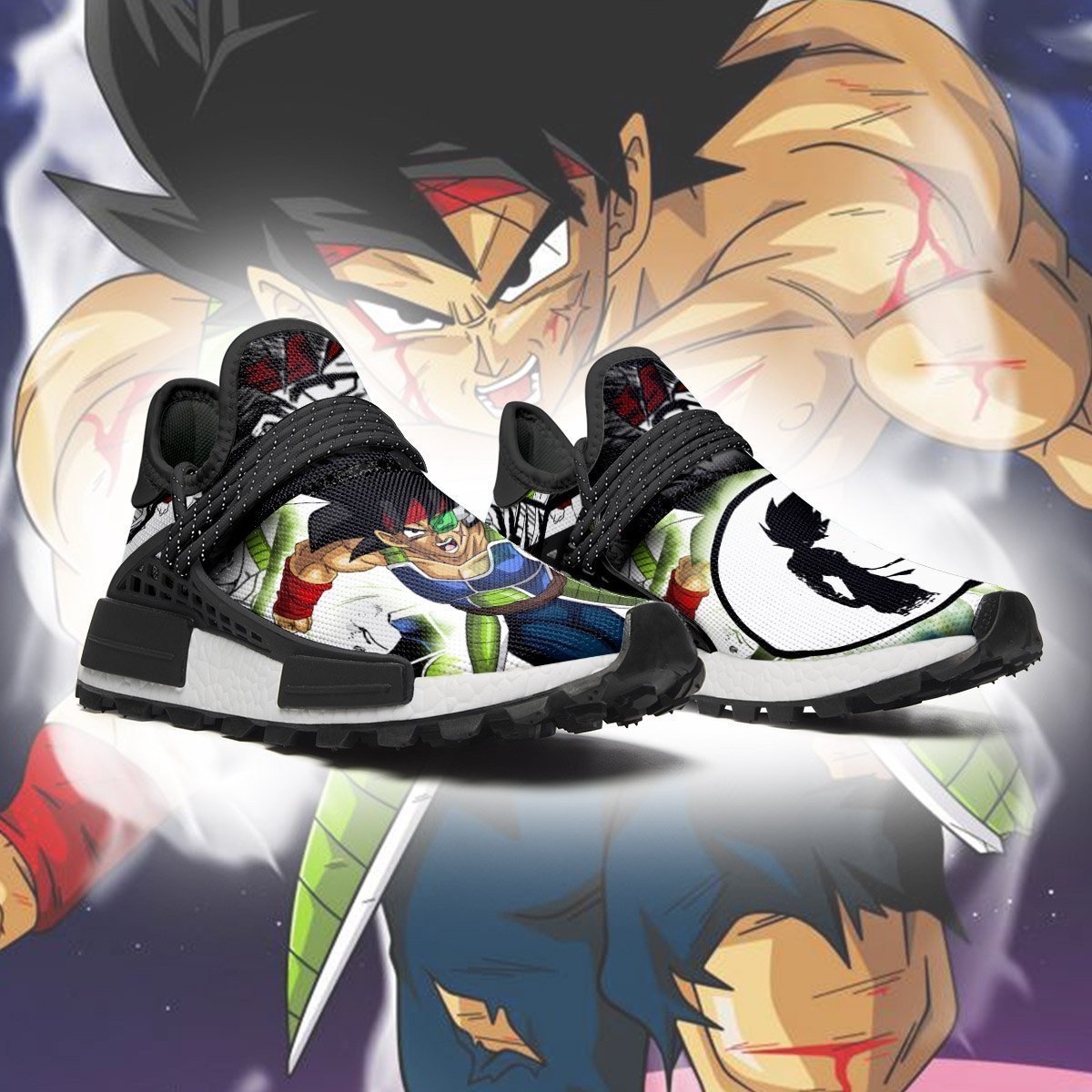 Bardock Shoes Power Dragon Ball Anime Sneakers, NMD Shoes