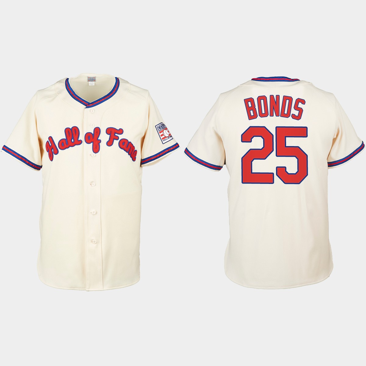 Barry Bonds 2022 Hall of Fame Jersey - Cream